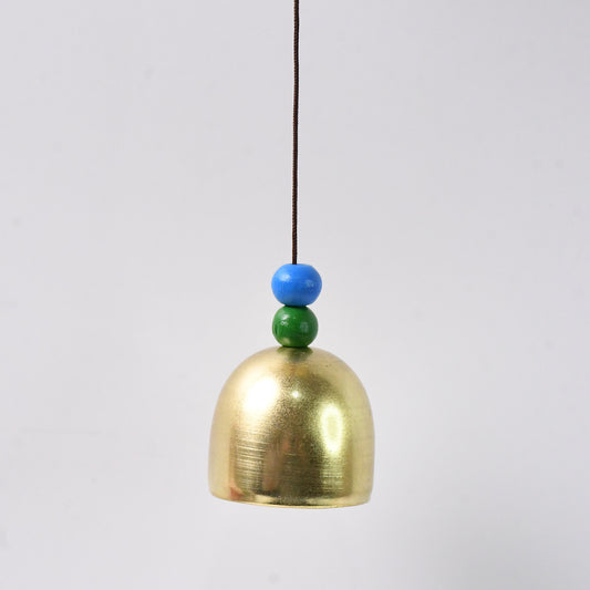 Wukusy outdoor hanging wind chimes for home decor, featuring metal tubes with a decorative design, perfect for outdoor garden or porch.