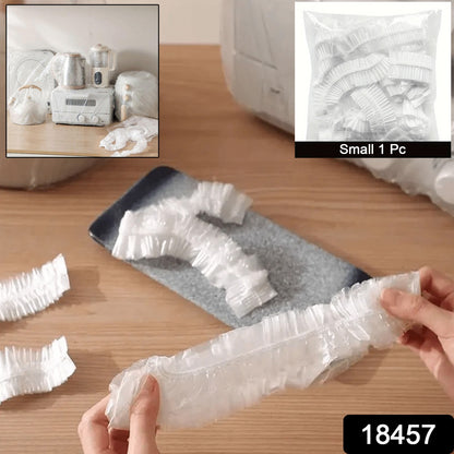Wukusy home thick disposable dust-proof plastic furniture cover, small size, perfect for protecting furniture during home improvement.