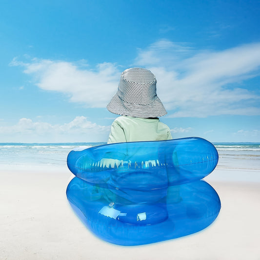 Wukusy inflatable sofa chair for boys and girls, 28-inch camping chair, suitable for home and outdoor use, in vibrant colors.