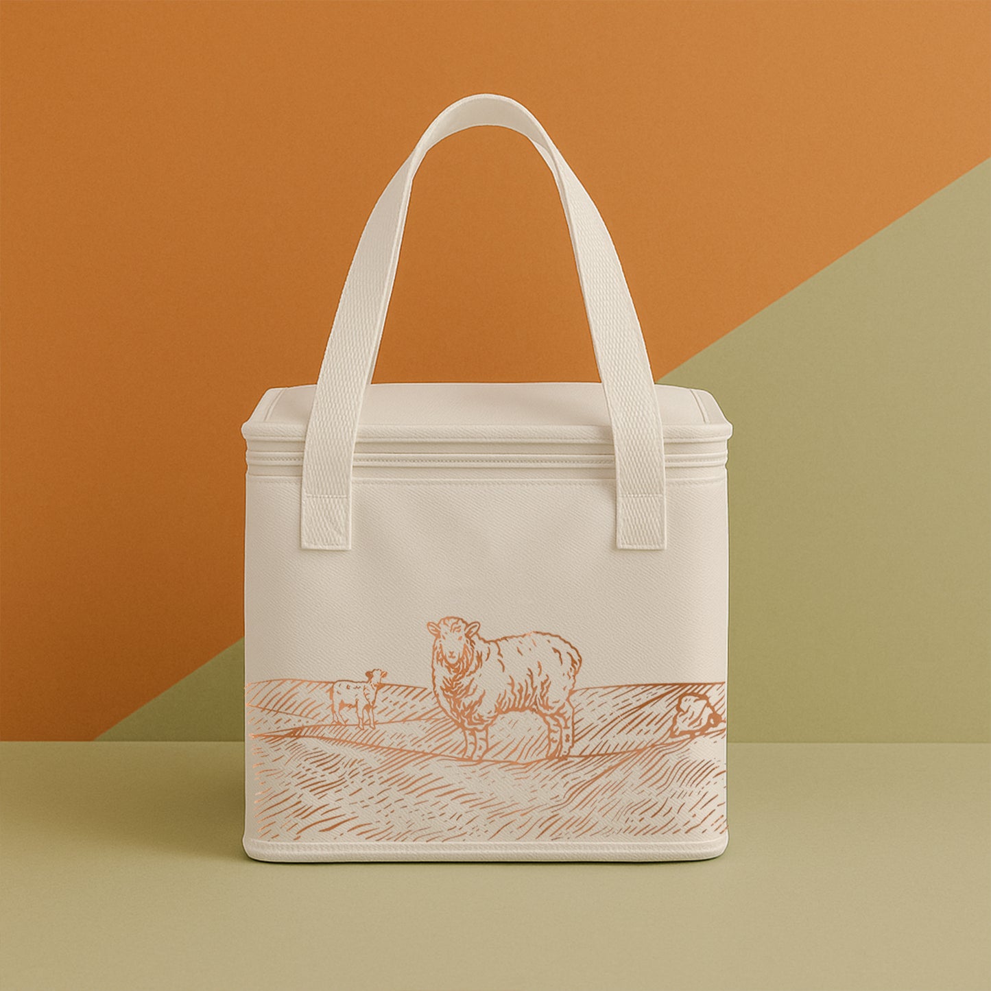Wukusy insulated thermal lunch bag for home improvement, featuring a durable design and spacious interior for food storage.