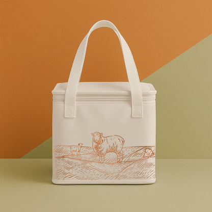 Wukusy insulated thermal lunch bag for home improvement, featuring a durable design and spacious interior for food storage.