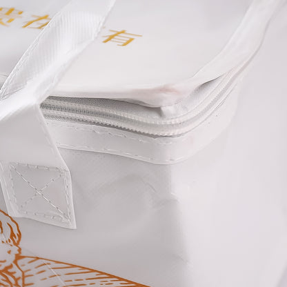 Wukusy insulated thermal lunch bag for keeping meals fresh, featuring a compact design suitable for home or on-the-go use.