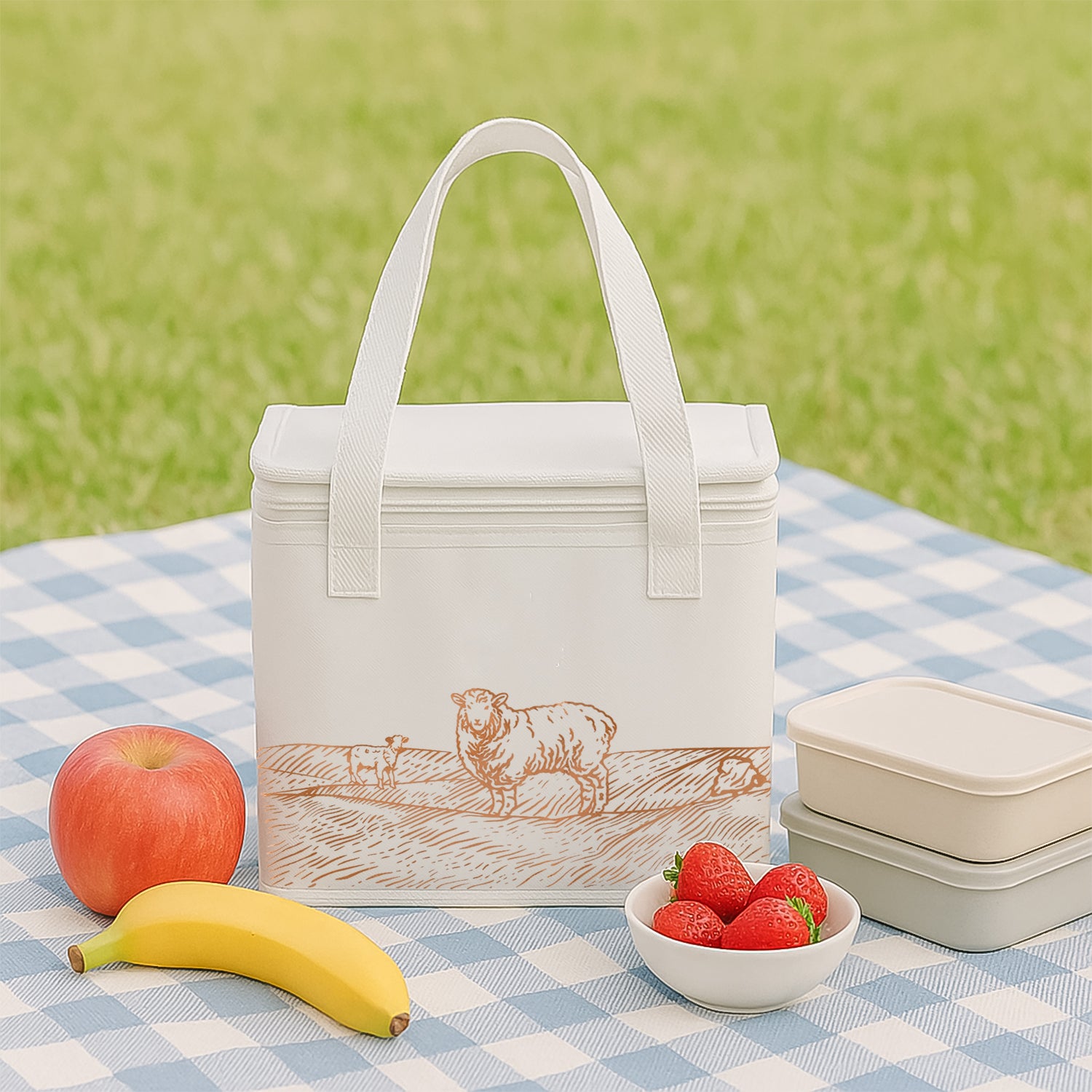 Wukusy insulated thermal lunch bag for home improvement, featuring a compact, insulated design for keeping food warm or cold.