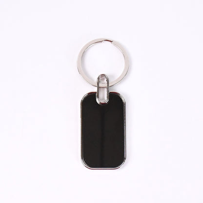 Wukusy metal keyring and handbag charm with round and oval design, perfect for organizing keys and accessories.