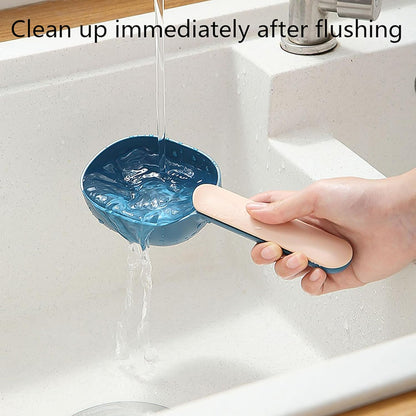 Large plastic measuring spoons for flour, Wukusy home improvement kitchen scoop, one-piece kitchen measurement tool.