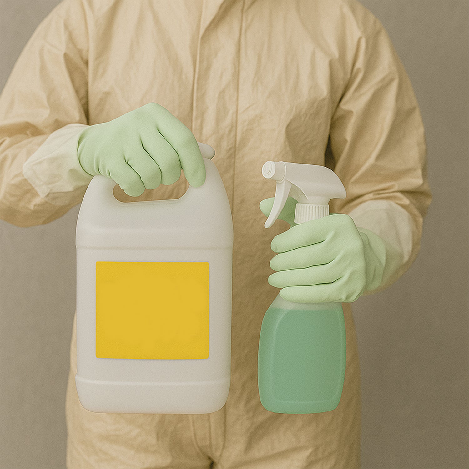 Wukusy latex household gloves, 2 pairs in mixed colors, ideal for home improvement and cleaning tasks.