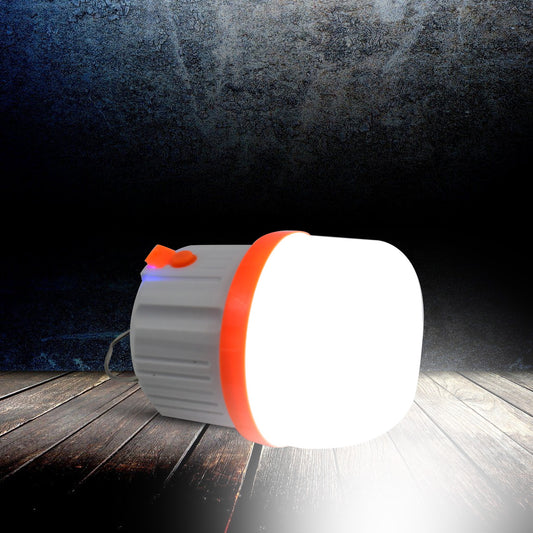 Wukusy LED camping string light with hanging hook, portable outdoor lighting for camping or home improvement use.
