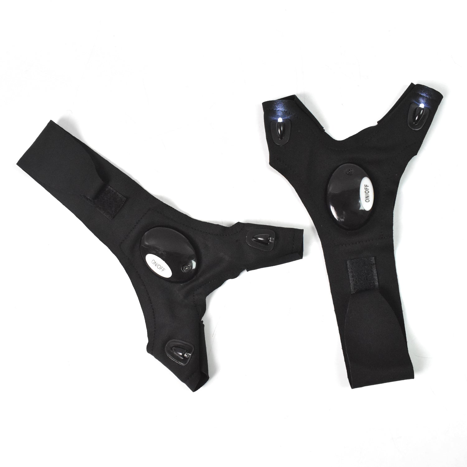Wukusy LED flashlight gloves for men, a pair of hand gloves with built-in light, ideal for home improvement tasks and outdoor use.