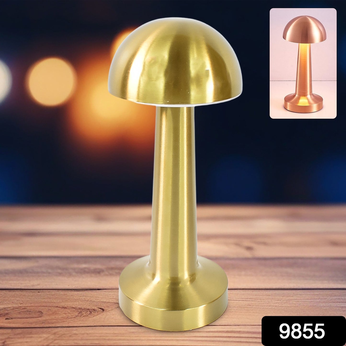 Wukusy LED desk lamp with touch control, portable metal table lamp for home decor and task lighting.