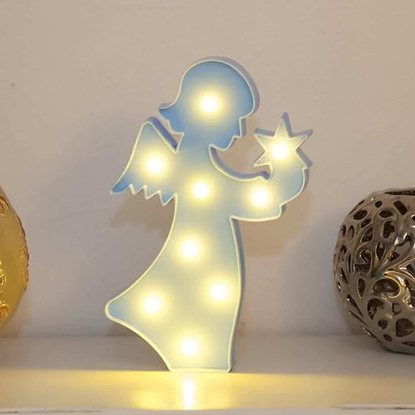 Wukusy LED night light shaped like a coconut tree, romantic table lamp for home decor, battery not included