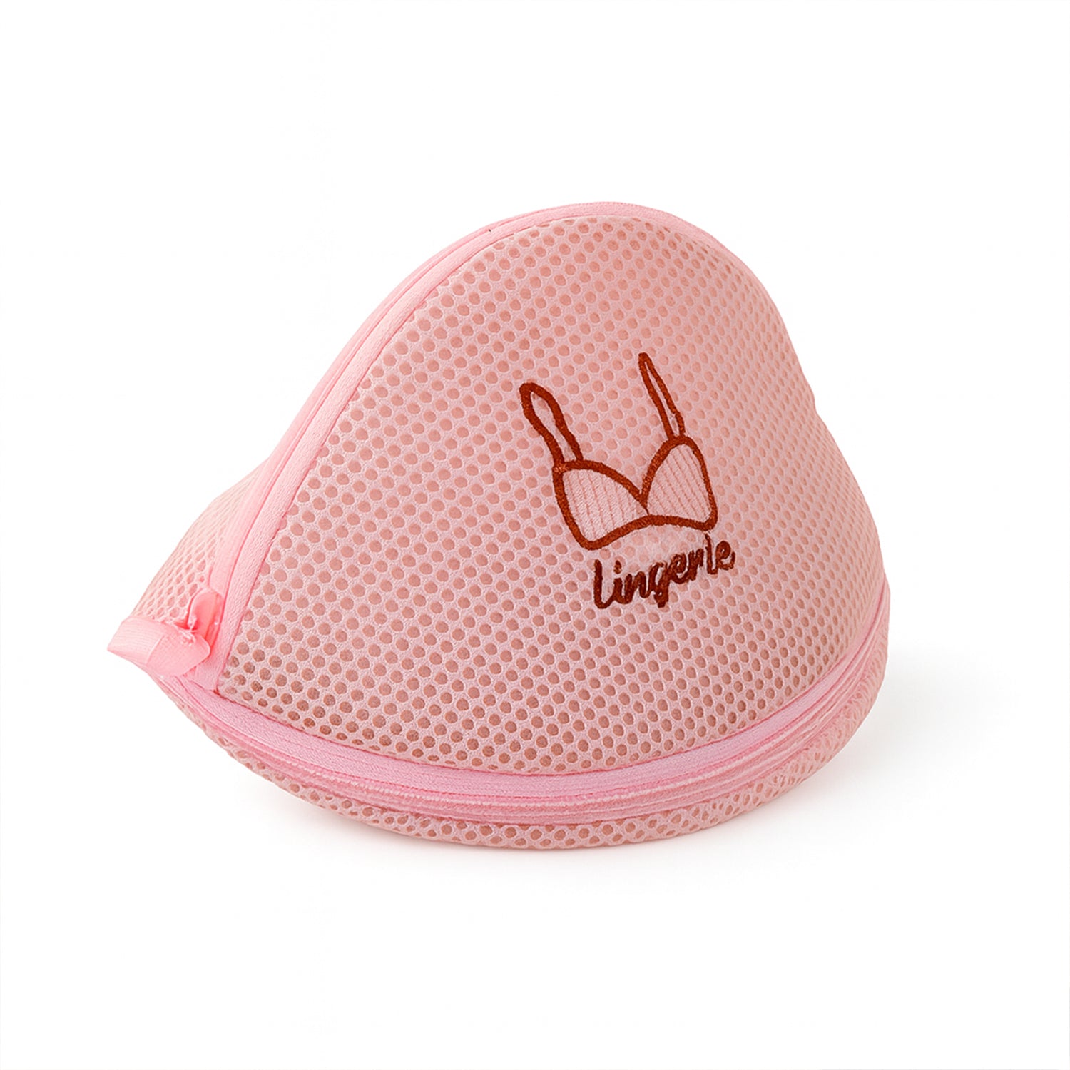 Wukusy dome-shaped lingerie wash bag made of protective mesh for delicate laundry, ideal for home laundry protection.