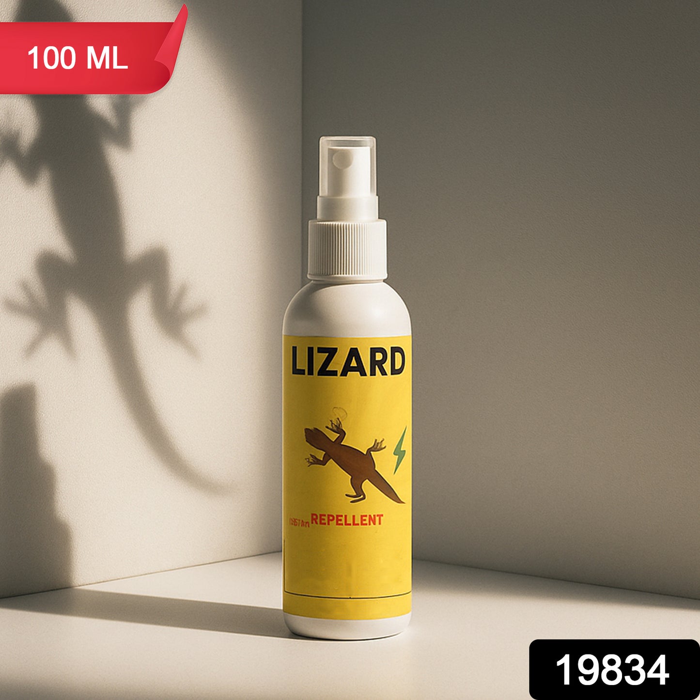 Wukusy lizard repellent spray 100ml bottle for home use, designed to keep lizards away naturally.