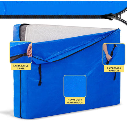 Wukusy mattress bag cover for home improvement, 236x136 cm, protects mattresses during storage or moving.
