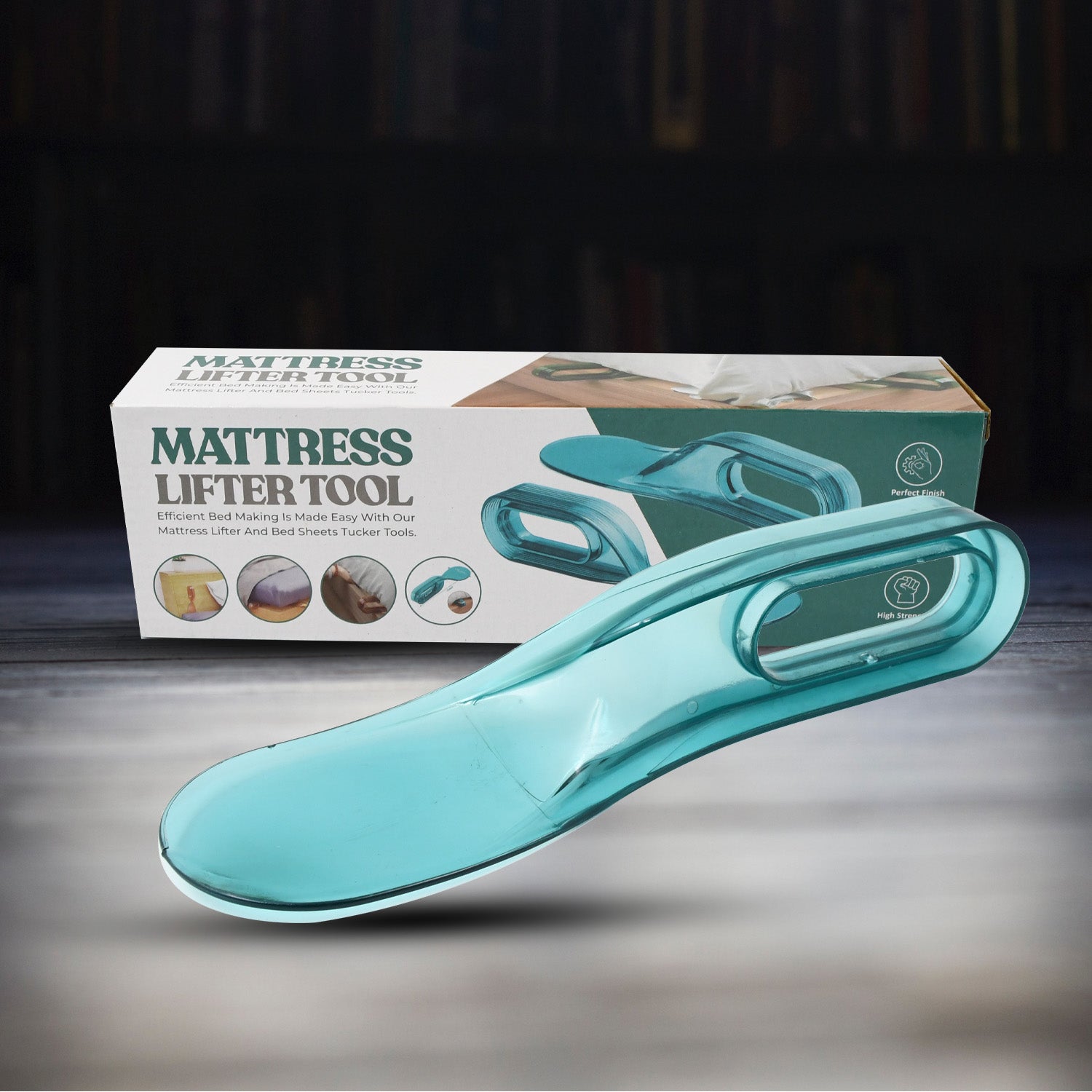 Wukusy mattress bedsheet lifter tool for home improvement, shown in a pack of one, designed to help easily lift and adjust bedsheets.