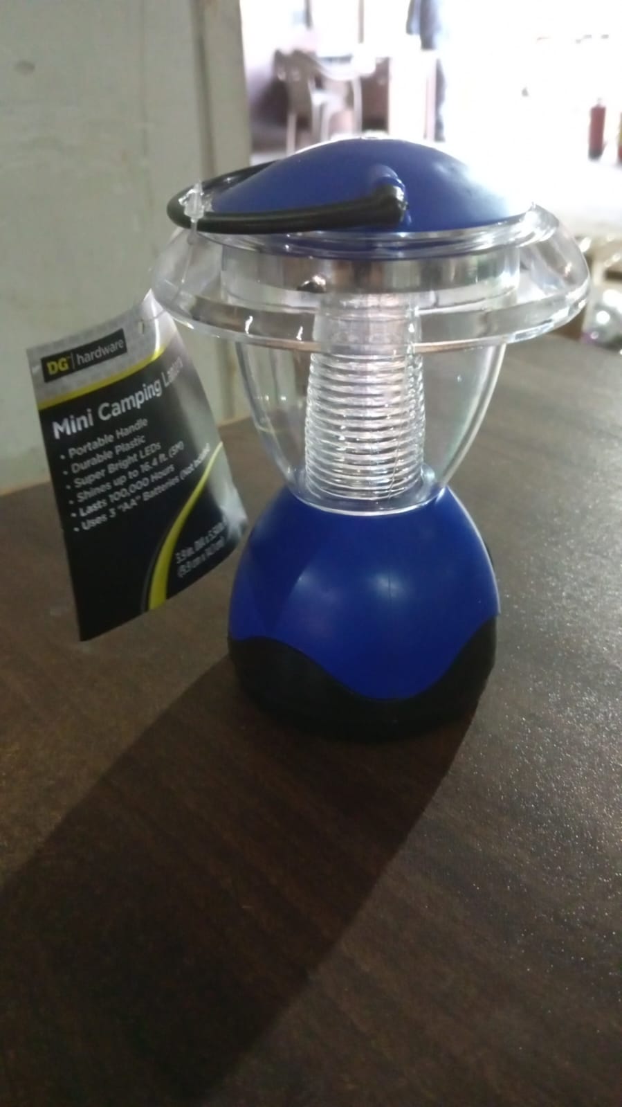 Wukusy mini camping lanterns with white LED light, battery-operated home improvement lighting, batteries not included
