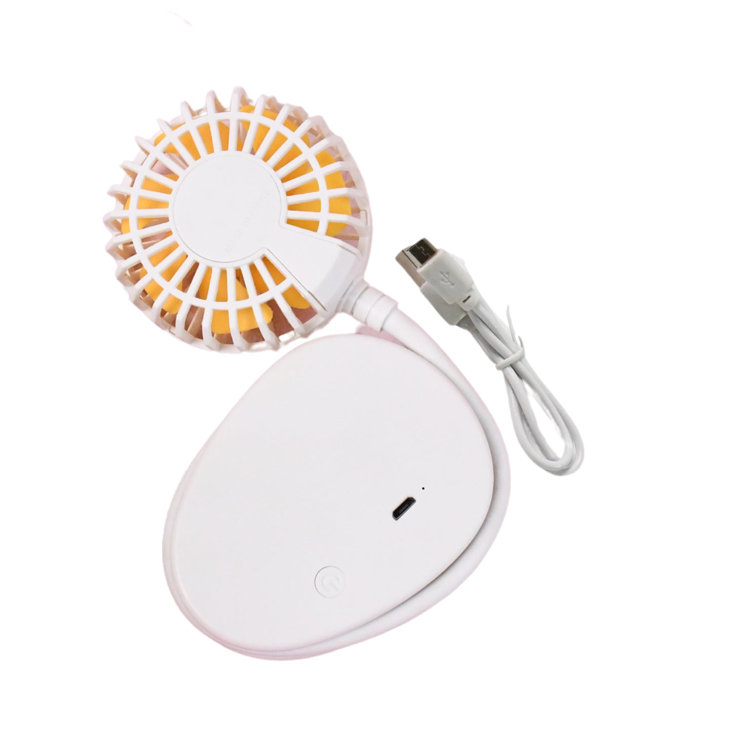 Wukusy mini USB fan, compact portable cooling device for home improvement, shown on a white background.