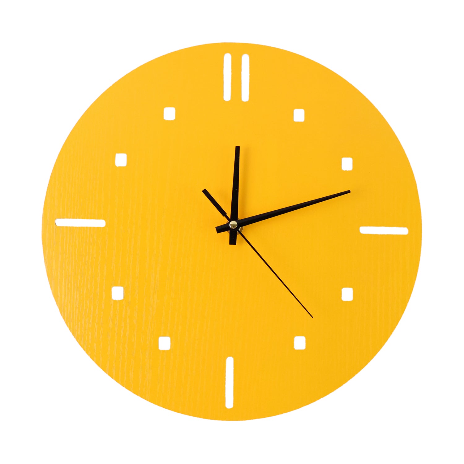 Modern round Wukusy wall clock, stylish silent decorative timepiece for home improvement, non-ticking design.
