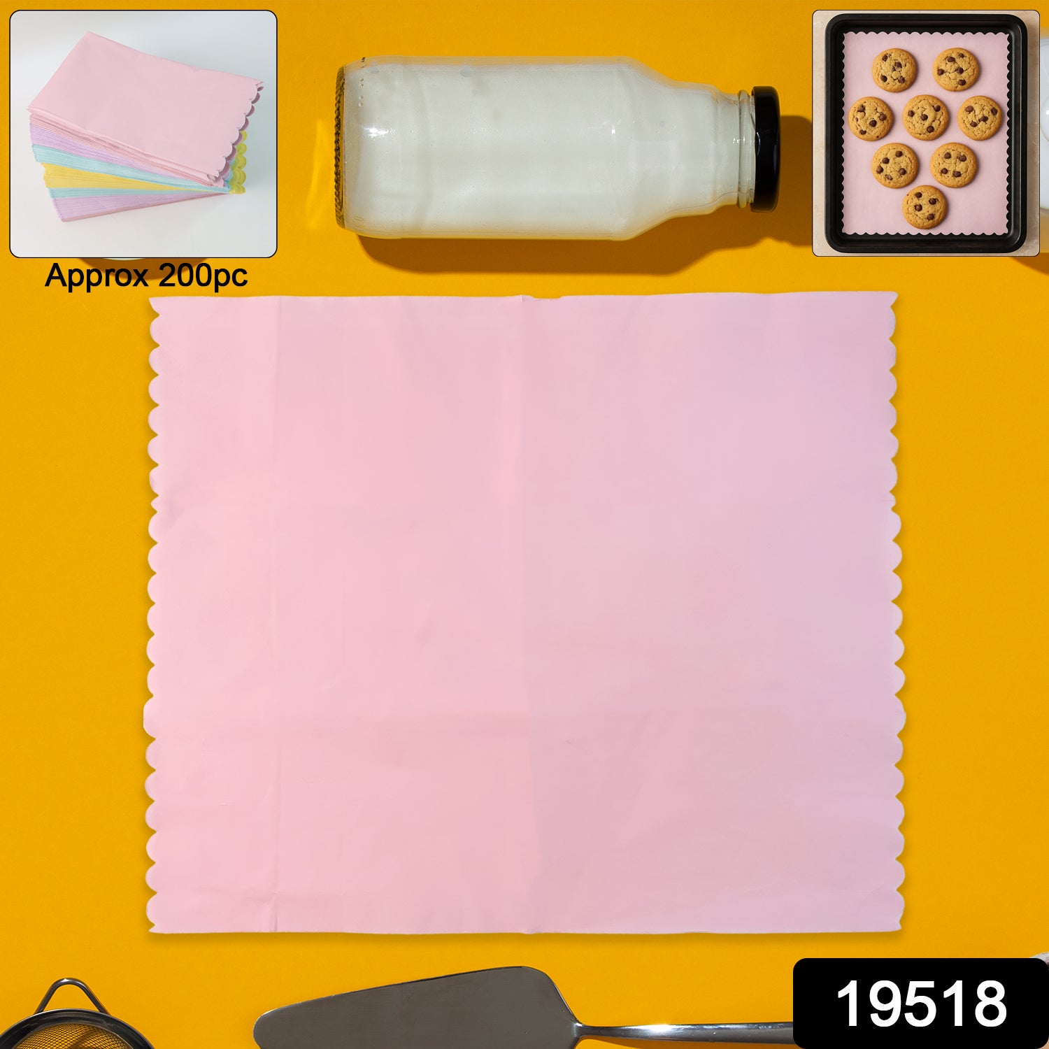 Multi-color oil-absorbing baking paper sheets from Wukusy, approx 200 pcs, ideal for home improvement and kitchen use.