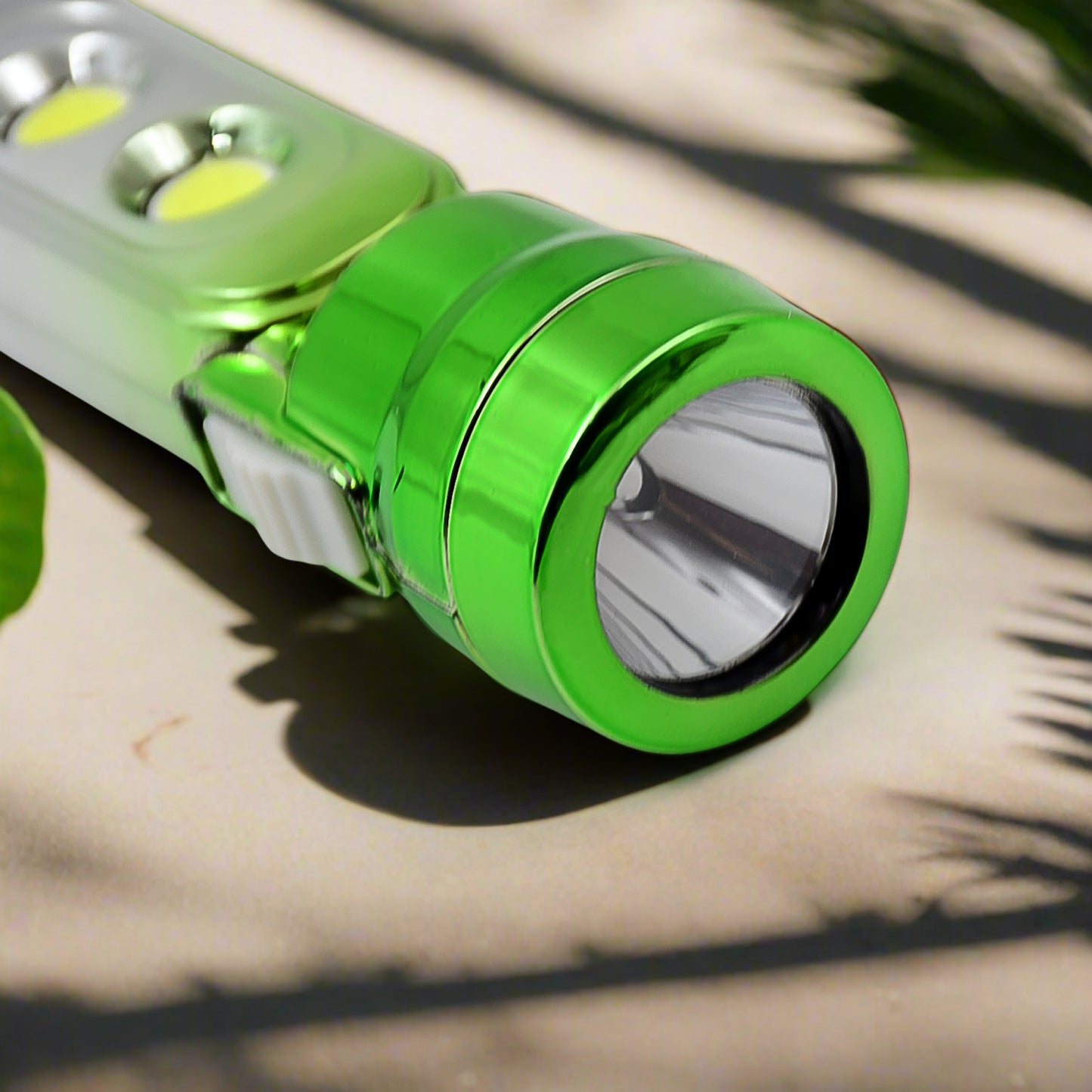 Wukusy multi-functional 3 LED torchlight for home improvement, compact handheld flashlight with adjustable beam.