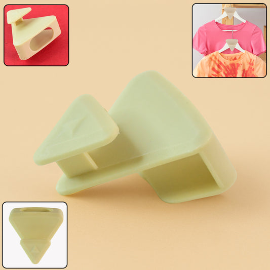 Wukusy multi-functional plastic triangle hanger connector hook for home improvement, showing durable plastic construction and versatile design.