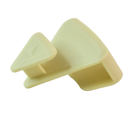 Wukusy multi-functional plastic triangle hanger connector hook for home improvement, shown in close-up view.