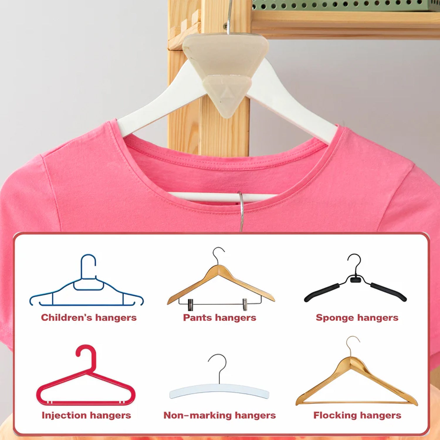 Wukusy multi-functional plastic triangle hanger connector hook for home improvement, 1-piece, durable and versatile for organizing.