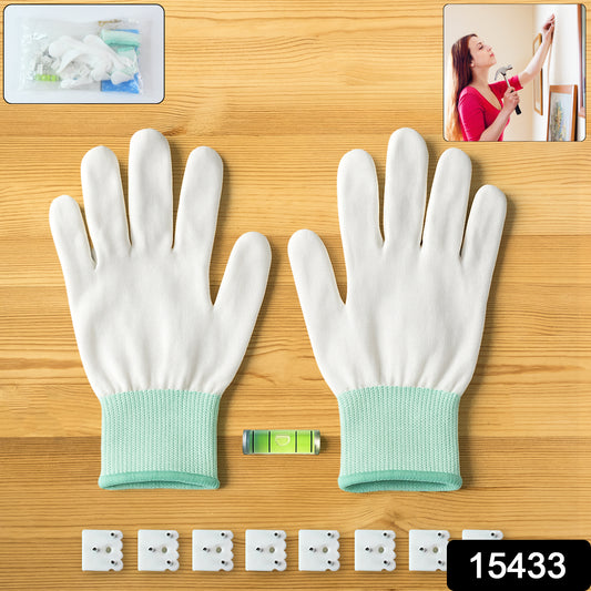 Wukusy multi-purpose picture hanging kit with hooks and nails for home improvement and wall mounting projects.