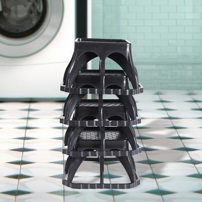 Set of four Wukusy multi-purpose plastic washing machine stands for home improvement, providing stable support for appliances.