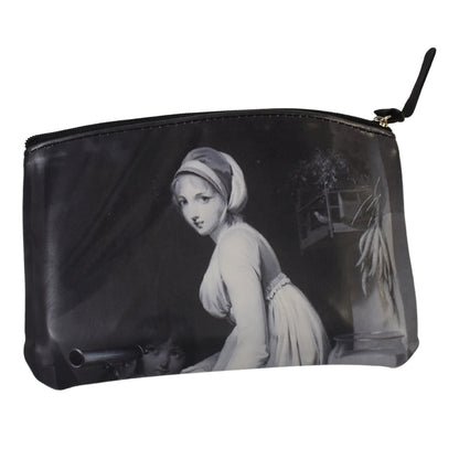 Wukusy multi-purpose storage bag pouch for home organization, shown open with compartments for versatile storage.