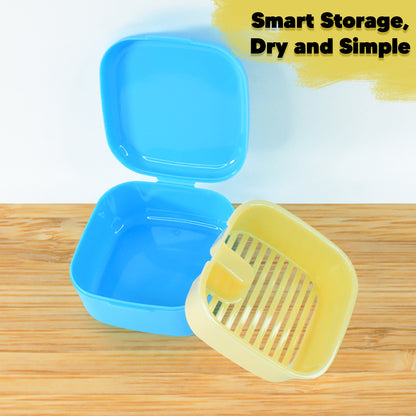 Wukusy multi-purpose storage box in mixed colors for home organization and storage, single piece with versatile design.