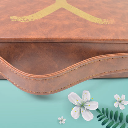 Wukusy leather briefcase for multi-purpose carrying, 30x20 cm, B grade, ideal for home improvement and daily use.