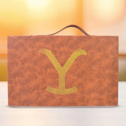 Wukusy leather briefcase for multi-purpose use, 30x20 cm, B-grade, suitable for home improvement and professional carrying needs.