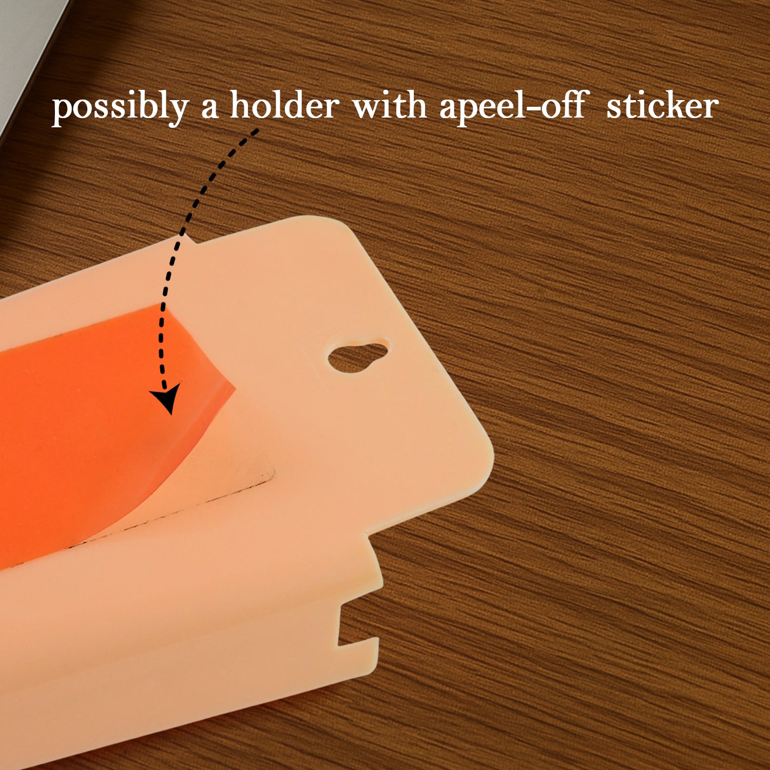 Wall-mounted plastic storage pocket by Wukusy, versatile home improvement organizer for keeping small items tidy.