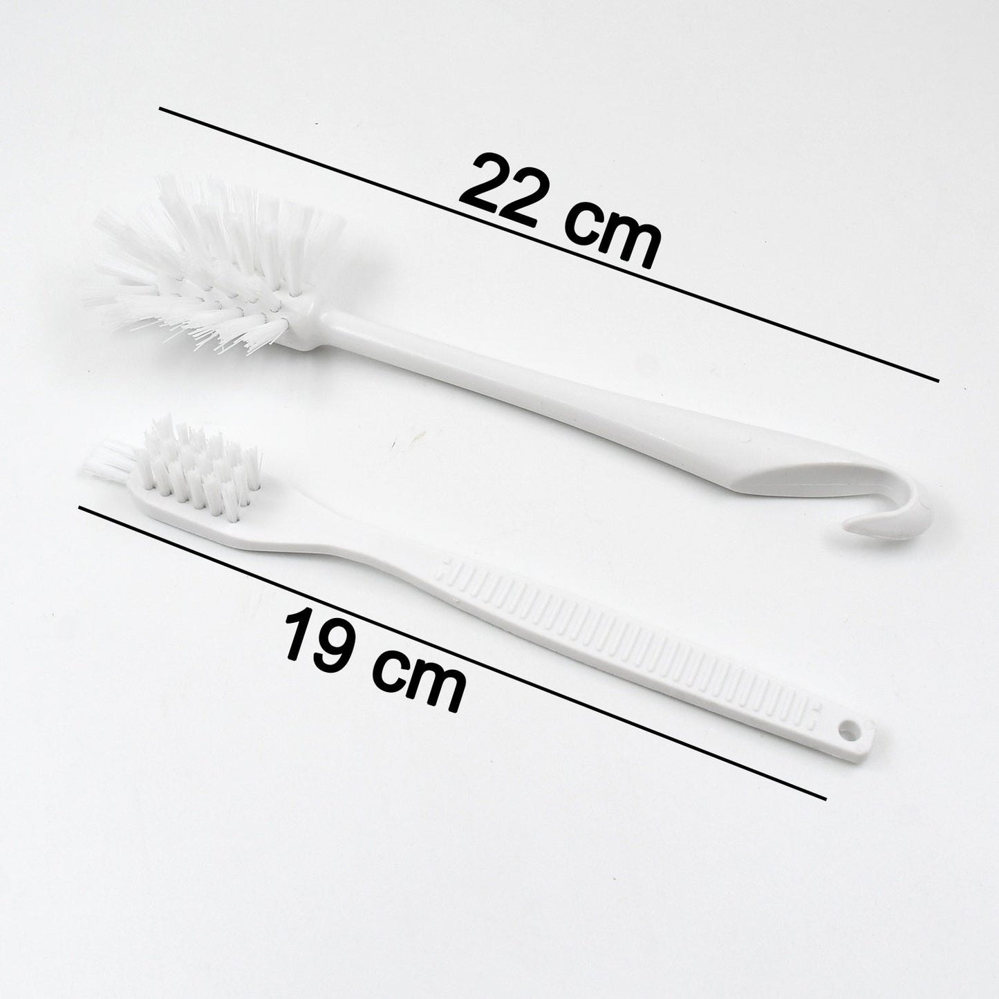 Set of two Wukusy multifunctional cleaning brushes for home improvement, ideal for scrubbing and cleaning various surfaces.