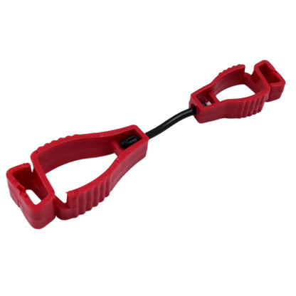 Wukusy multifunctional glove clip holder for home improvement, shown attached to a wall for organizing gloves and tools.