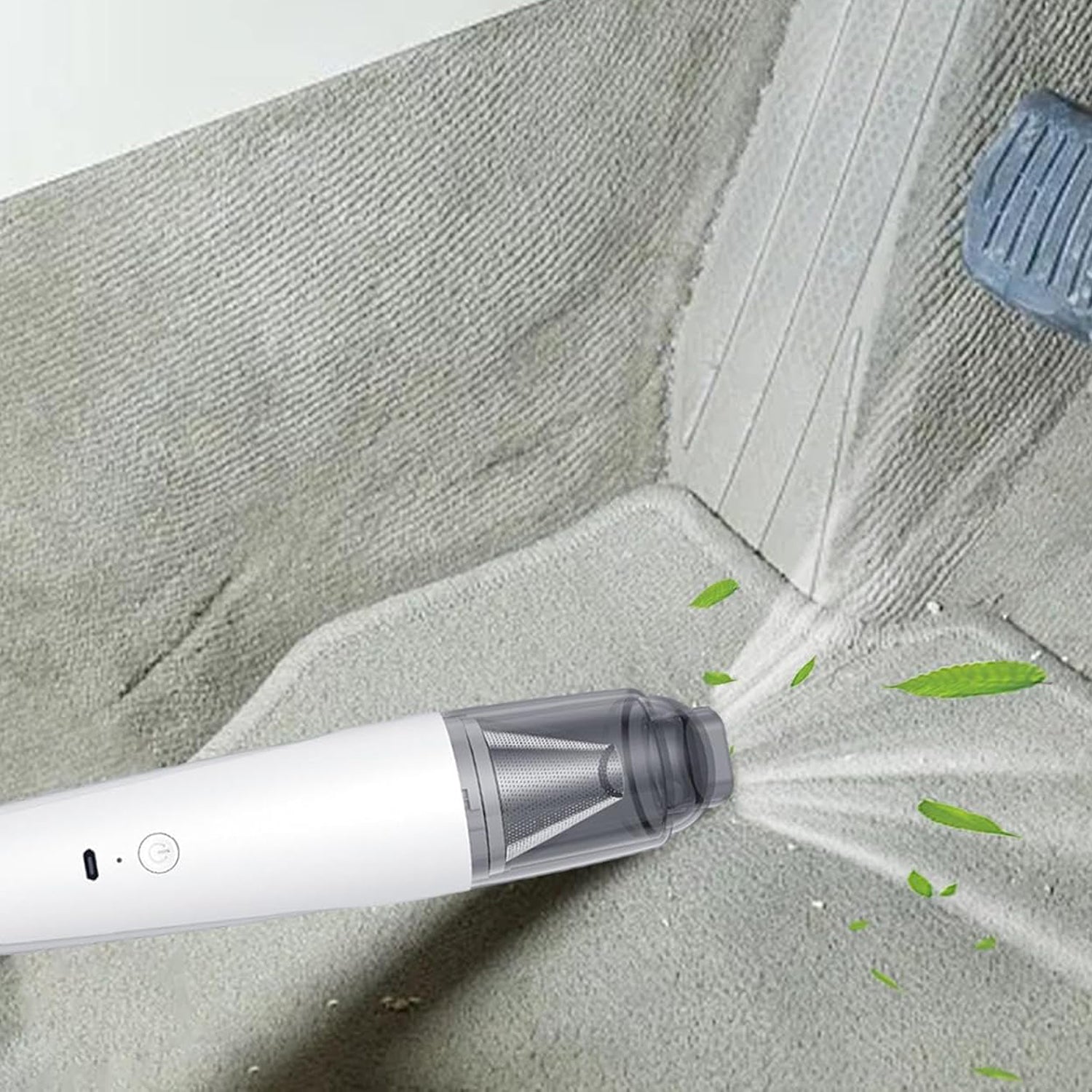 Wukusy cordless rechargeable mini handheld vacuum cleaner set for home cleaning, compact and versatile for quick mess removal.