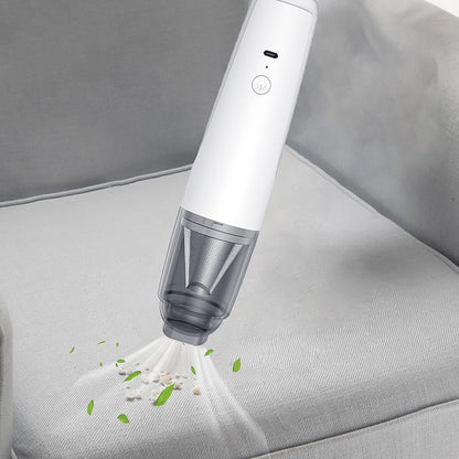 Wukusy cordless rechargeable mini handheld vacuum cleaner set for versatile home cleaning, featuring compact design and various attachments.