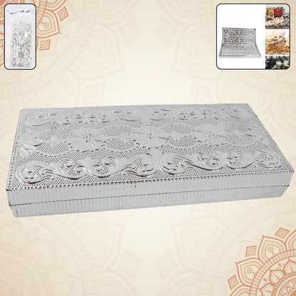 Wukusy decorative rectangular cash box for gifting, 209 cm, ideal for home improvement and storage, black with elegant design.