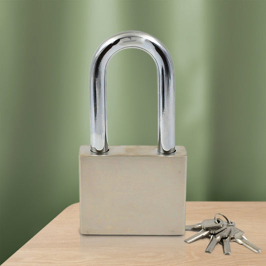 Wukusy solid 6 keys padlock, 60mm, for home improvement and security, with a durable metal body and key lock mechanism.