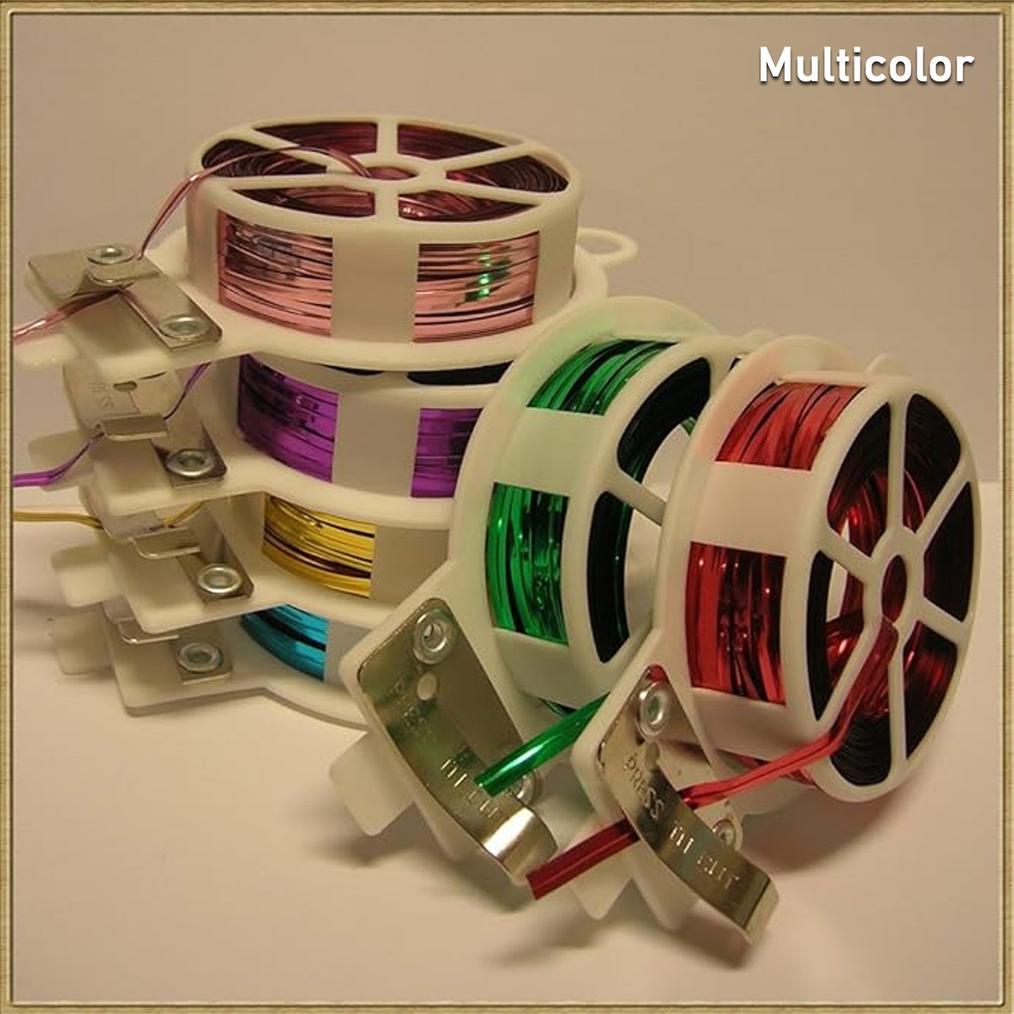 Wukusy multipurpose twist tie roll, 30m length, for home improvement and organizing, shown coiled in a spool.