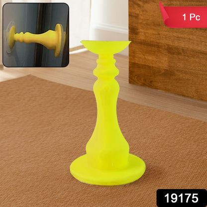 Neon yellow washing machine door holder and stopper by Wukusy, designed to keep washing machine doors open.