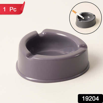 Wukusy Oblivion durable plastic ashtray with wide bowl and triple cigarette holder slots for home improvement.