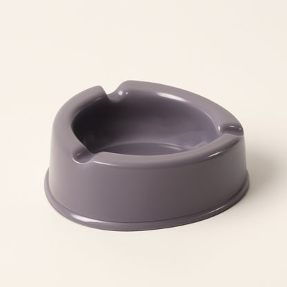 Wukusy Oblivion durable plastic ashtray with wide bowl and three cigarette holder slots for home improvement.