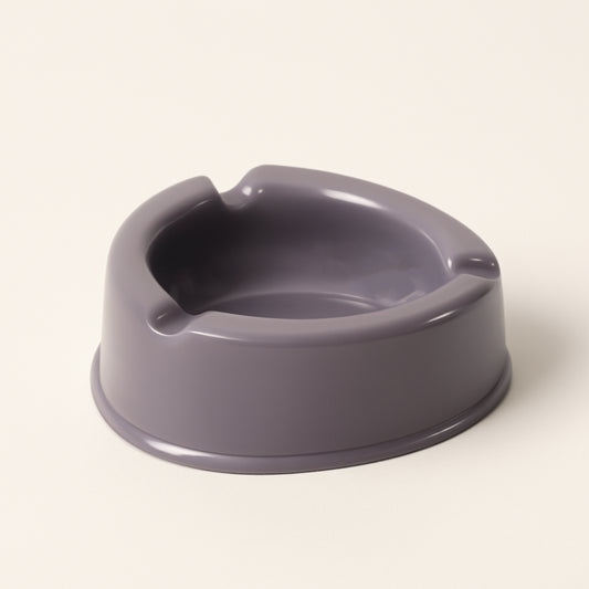 Wukusy Oblivion durable plastic ashtray with wide bowl and three cigarette holder slots for home improvement.