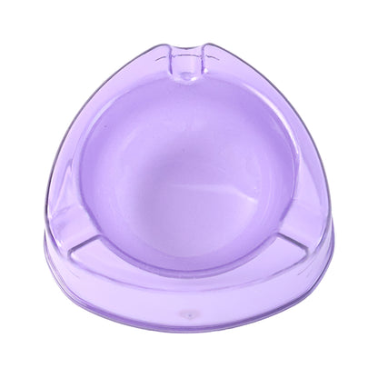 Wukusy Oblivion transparent purple plastic ashtray, home improvement accessory, with a sleek design and durable construction.