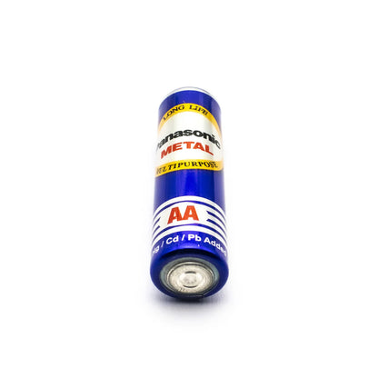 Set of 10 Panasonic Special AA eco-friendly batteries for home improvement, branded Wukusy, shown in the image.