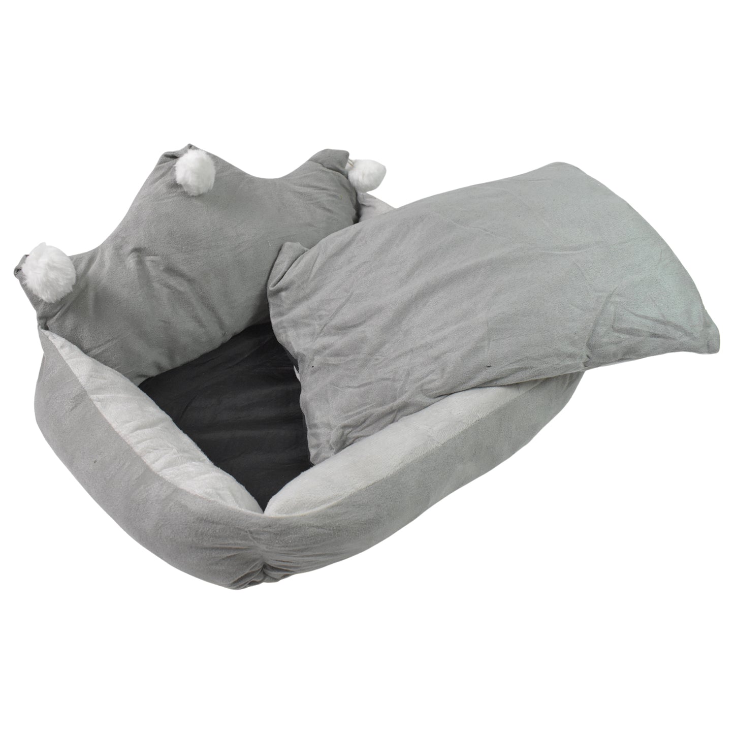 Wukusy pet dog bed with thickened cushioning, mix design, and color, providing a comfortable mat for dogs in home improvement.