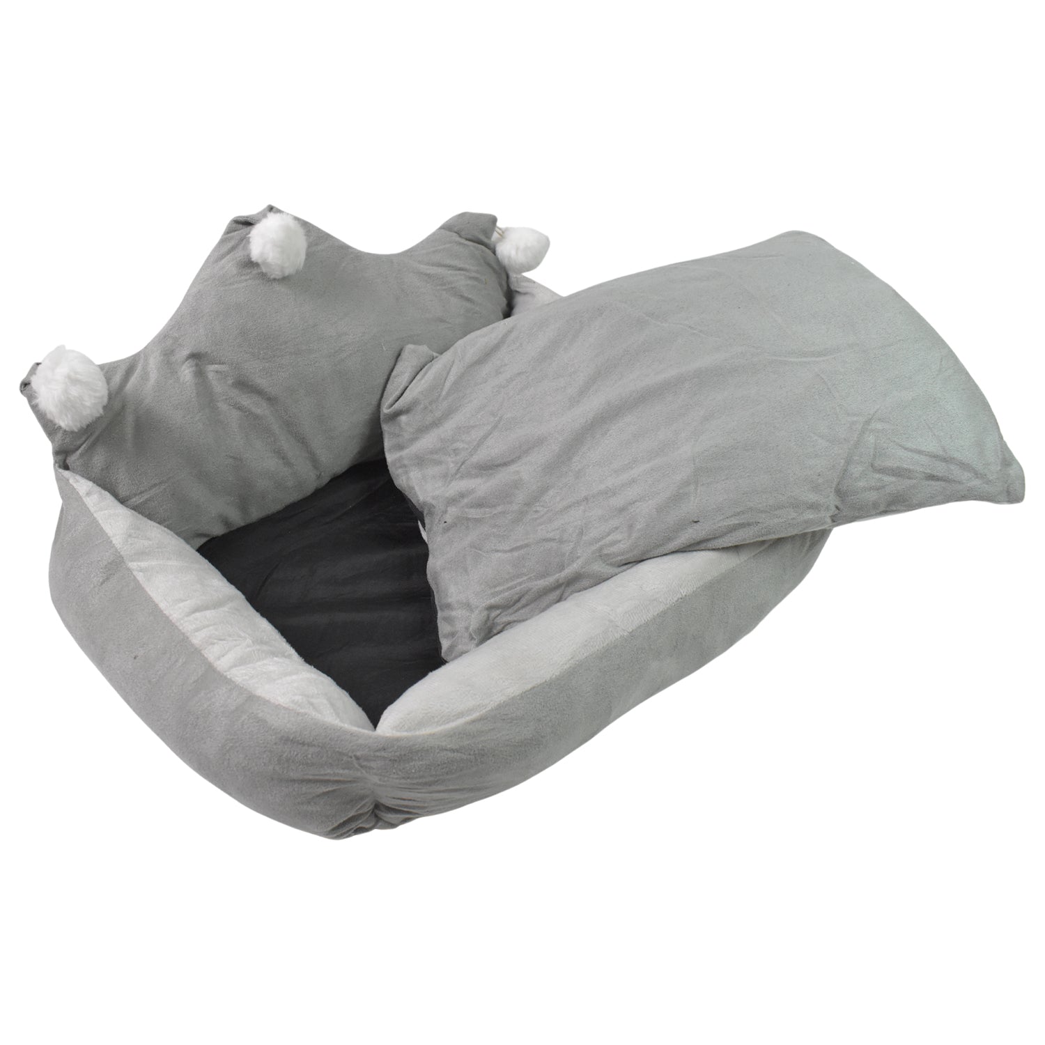Wukusy pet dog bed with thickened cushioning, mix design, and color, providing a comfortable mat for dogs in home improvement.