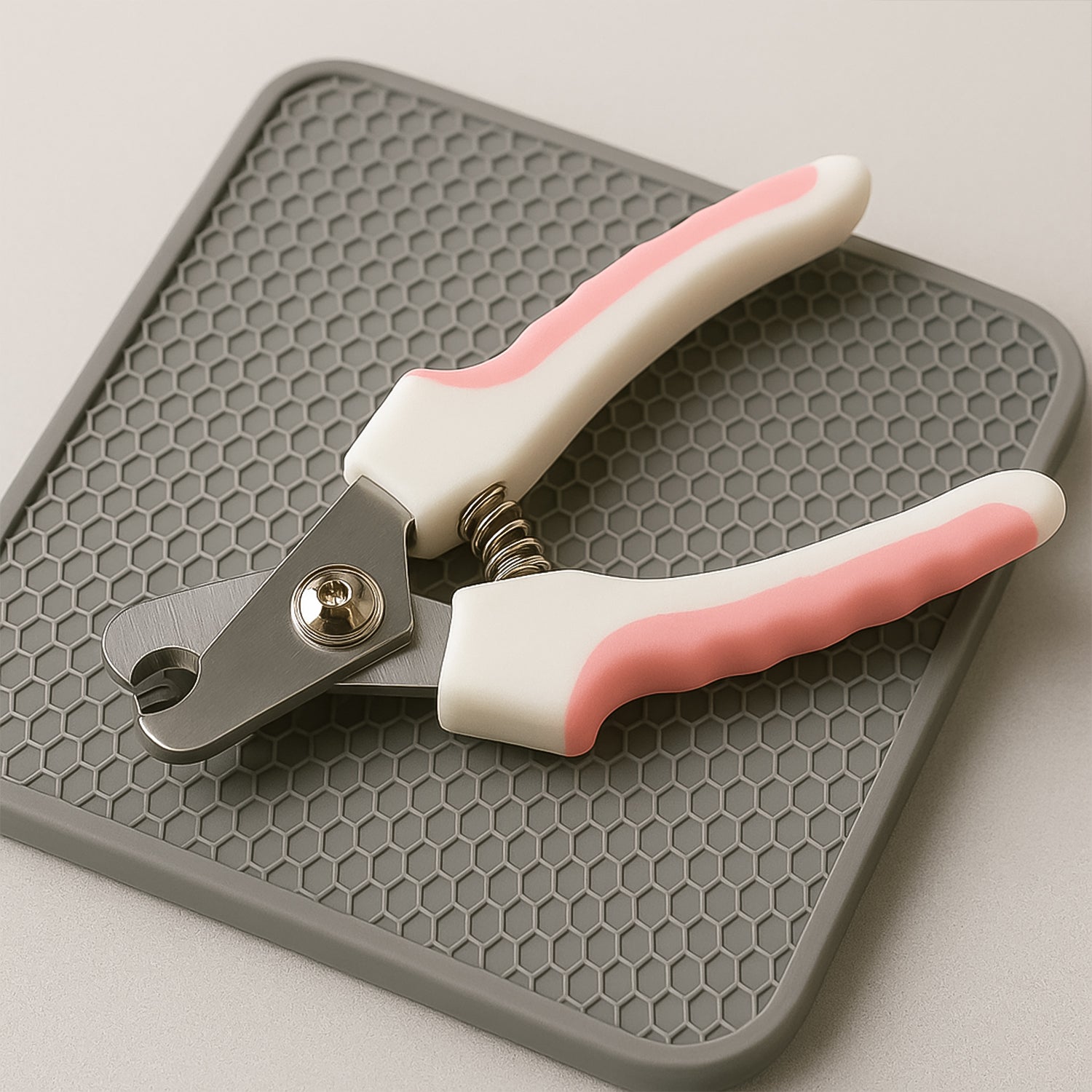 Wukusy pet nail clipper and nail file grooming kit for dogs and cats, including two tools for home pet nail care.