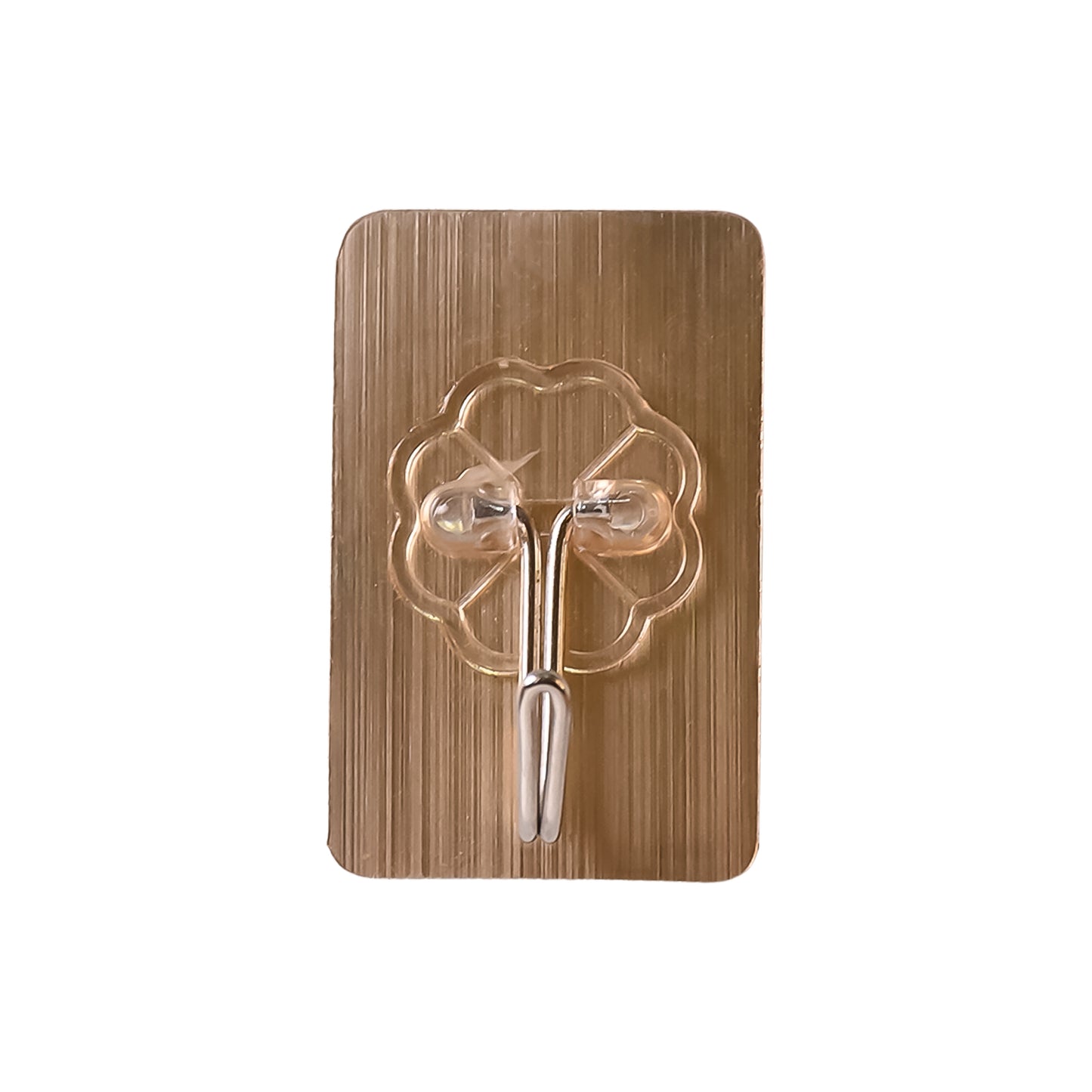 Wukusy plastic adhesive wall hook, waterproof and oil-proof, 5.5 x 3.5 cm, ideal for home improvement and hanging items.